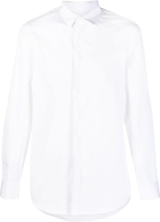 Jil Sander long-sleeve cotton shirt - men - Cotton - 41 - White