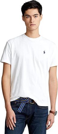 Polo Ralph Lauren Classic Fit Crew T-Shirt Mens T Shirt White : 2XL, Cotton/Jersey