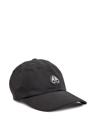 Moose Knuckles logo-plaque baseball hat - men - Cotton - One Size - Black