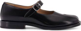 Maison Margiela Tabi Mary-Janes - Dames - Ballerinas - Zwart - 39 EU - Leer - Schoenen