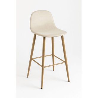 Regalos Miguel Packs Taburetes Cocina - Pack 6 Taburetes Teok Terciopelo - Beige