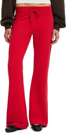 Cotton On Womens Low Rise Bootleg Sweatpant in Washed Red Petal at Nordstrom, Size Xxx-Small