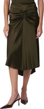 Victoria Beckham Falda Midi Bela - Skirts - Mujer - Verde - S