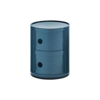 Kartell Storage Componibili - Blue - Recycled thermoplastic technopolymer - Designer Anna Castelli Ferrieri