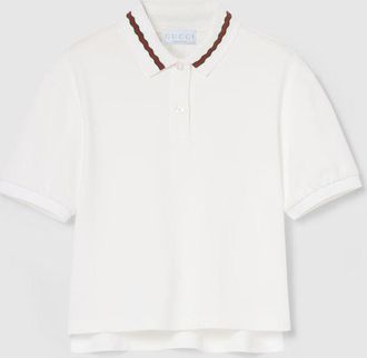 Gucci Kids - Cotton Polo Shirt, White, Ready-to-wear