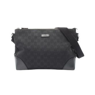 Gucci Pre-owned Cross Body Bags, female, Black, Size: ONE SIZE Pre-owned Vintage Canvas Shoulder Bag