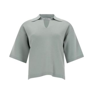 Max Mara Dames, Tops, Groen, Maat: S Viscose
