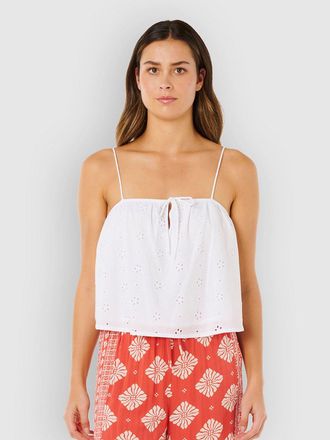 Rip Curl Oasis Broderie Tank Top weiss