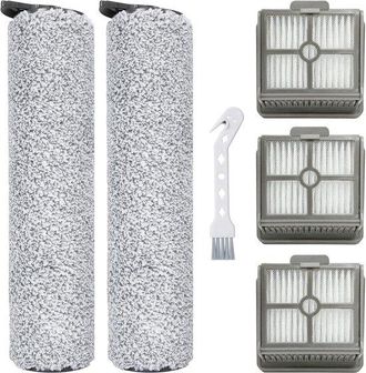 OEM 2 Cepillos Giratorios + 3 Filtros + 1 Herramienta De Limpieza. Compatible Con Las Aspiradoras En Seco Y H&uacute;medo Dreame H12 Core/h11/h11 Max