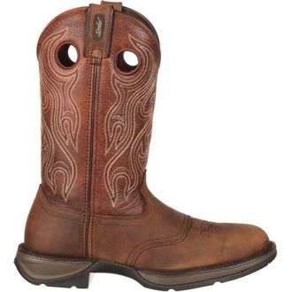 Durango Brown Saddle Western Boot in Dusk Velocity And Bark Brown at Nordstrom, Size 11.5