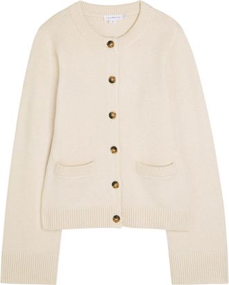 Good American Knitted Cardigan - Cream - Xxl (UK18 / Xxl)