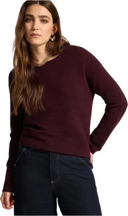 Elena Miro Dames, Truien, Paars, Maat: XS