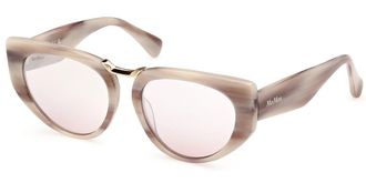 Max Mara MM0093 BRIDGE1 60G Womens Sunglasses Brown Size 54