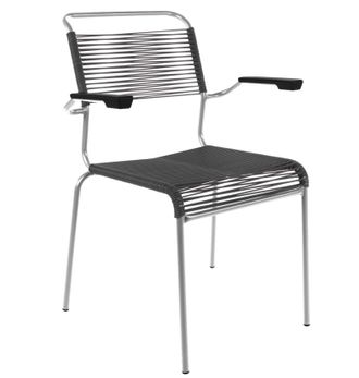 Schubiger M&ouml;bel Spaghetti-Stuhl S&auml;ntis mit Armlehnen