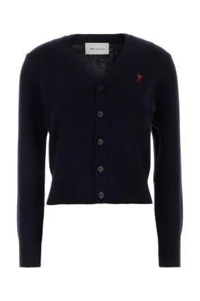 Ami Ami Midnight Blue Wool Cardigan