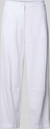 Freequent Stoffhose aus Leinen-Viskose-Mix Modell Lava in Offwhite, Gr&ouml;&szlig;e XXL