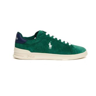 Polo Ralph Lauren Sneakers, male, Green, Size: 12 US Green Suede Sneakers