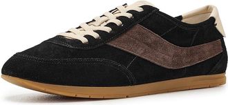 Vince La Runner-W Slip-On Shoes Womens Shoes Black/Dark Mocha : 8.5 M, Leather