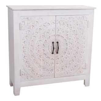 Wanderlust Deco Wanderlust Deco - Recibidor De Madera Y Metal Acabado Artesanal 89x38x89