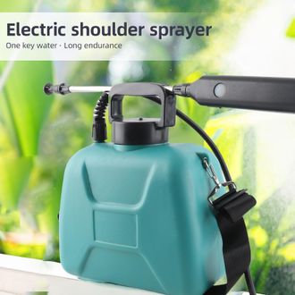Infinite Pulverizador El&eacute;ctrico Port&aacute;til De 5 L / 1,32 Galones, Bater&iacute;a Recargable De Iones De Litio Con Mango Telesc&oacute;pico De Metal, 3 Boquillas Y Estuche De T