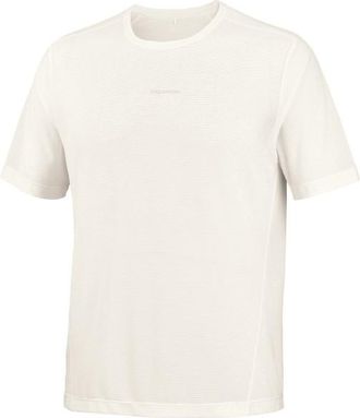 Salomon Shkout Core Short Sleeve Tee GFX Laufshirt f&uuml;r Herren | wei&szlig;