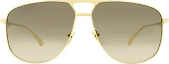 Gucci GG0336S Pilot Sunglasses - Gold