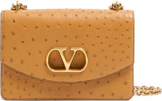 Valentino Garavani Vain VLogo shoulder bag - women - Calf Leather - One Size - Brown