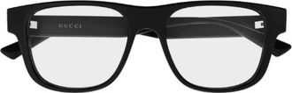 Gucci Demo Square Mens Eyeglasses GG2086O 005 55