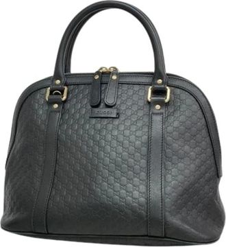 Gucci Pre-owned Handbags, female, Black, Size: ONE SIZE Pre-owned Vintage Handbag