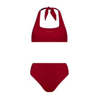 Balmain Bikini de dos piezas - Swimwear - Mujer - Rojo - 2XS