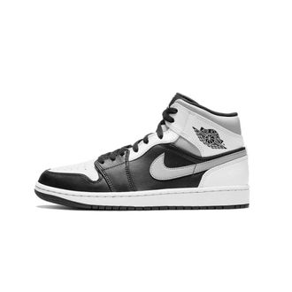 Nike Jordan 1 Mid White Shadow - unisex - Sport - Veelkleurig - Maat: 46 EU Leer