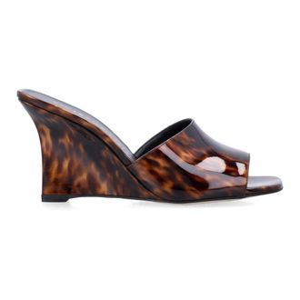 Stuart Weitzman Wedges, female, Multicolor, Size: 10 US Vinnie Wedge Mule
