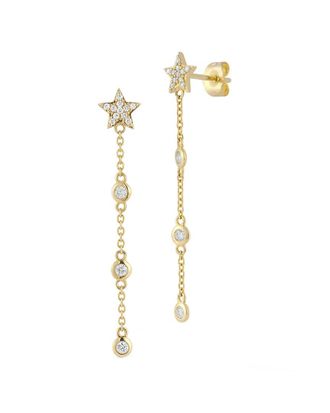 Nephora 14K 0.39 Ct. Tw. Diamond Star Studs