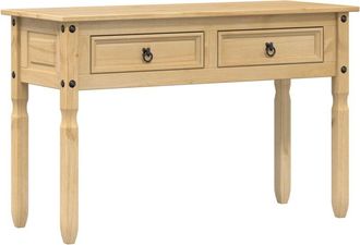 vidaXL Mesa Consola Corona Madera Maciza De Pino 115x46x73 Cm Vidaxl