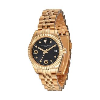 Pierre Cardin Watches, female, Yellow, Size: ONE SIZE Stainless Steel Dress Watch