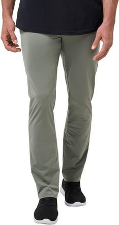 Travis Mathew Open to Close Performance Pants in Dark Olive at Nordstrom, Size 35