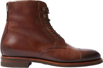 Scarosso Paolo Boots - Heren - Veterlaarzen - Bruin - 41 EU - Leer - Schoenen