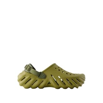 Crocs Clogs, male, Green, Size: 6 US Echo Sandals - Crocs - Thermoplastic - Aloe Green