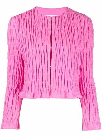 Msgm Blusa con ruches - Rosa