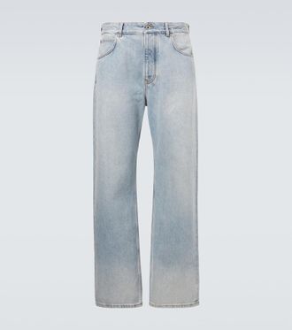 Loewe Jeans rectos con efecto desgastado