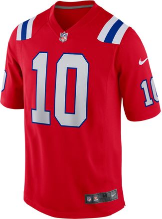 Nike Drake Maye New England Patriots Nike Mens NFL Game Jersey in Red | 67NMNPGA8KF-XZ7