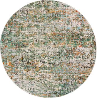 Safavieh Alfombra contempor&aacute;neo de polipropileno verde/azul, 152 cm
