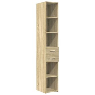 vidaXL Vidaxl - Aparador De Madera De Ingenier&iacute;a Roble Sonoma 30x42,5x185 Cm