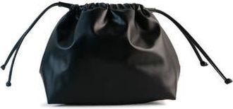 Mela Vegan Leather Pouch Clutch in Black at Nordstrom Rack
