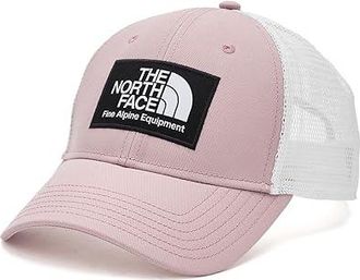 The North Face Mudder Trucker Baseball Caps Metal Pink/Tnf White, Cotton/Mesh/Polyester