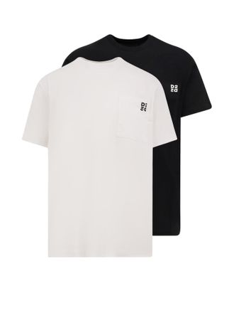 Dsquared2 Cotton T-Shirt Bipack-Uomo