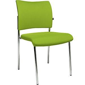 Topstar Silla Para Visitas Apilable 4 Patas Respaldo Acolchado Ue