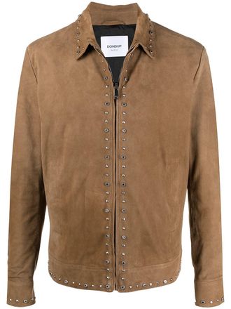 Dondup Bomberjack met studs - Bruin