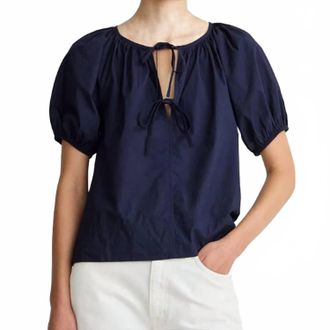 Apiece Apart Amalie Tie Top In Midnight