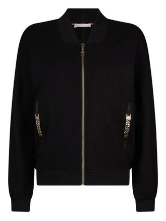 Liu Jo Sweater met kettingdetail en rits - Zwart